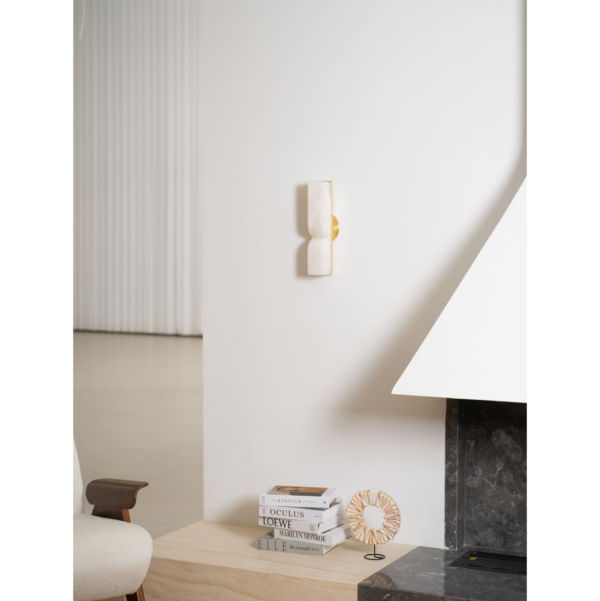 Rectangular Alabaster Wall Lamp D639