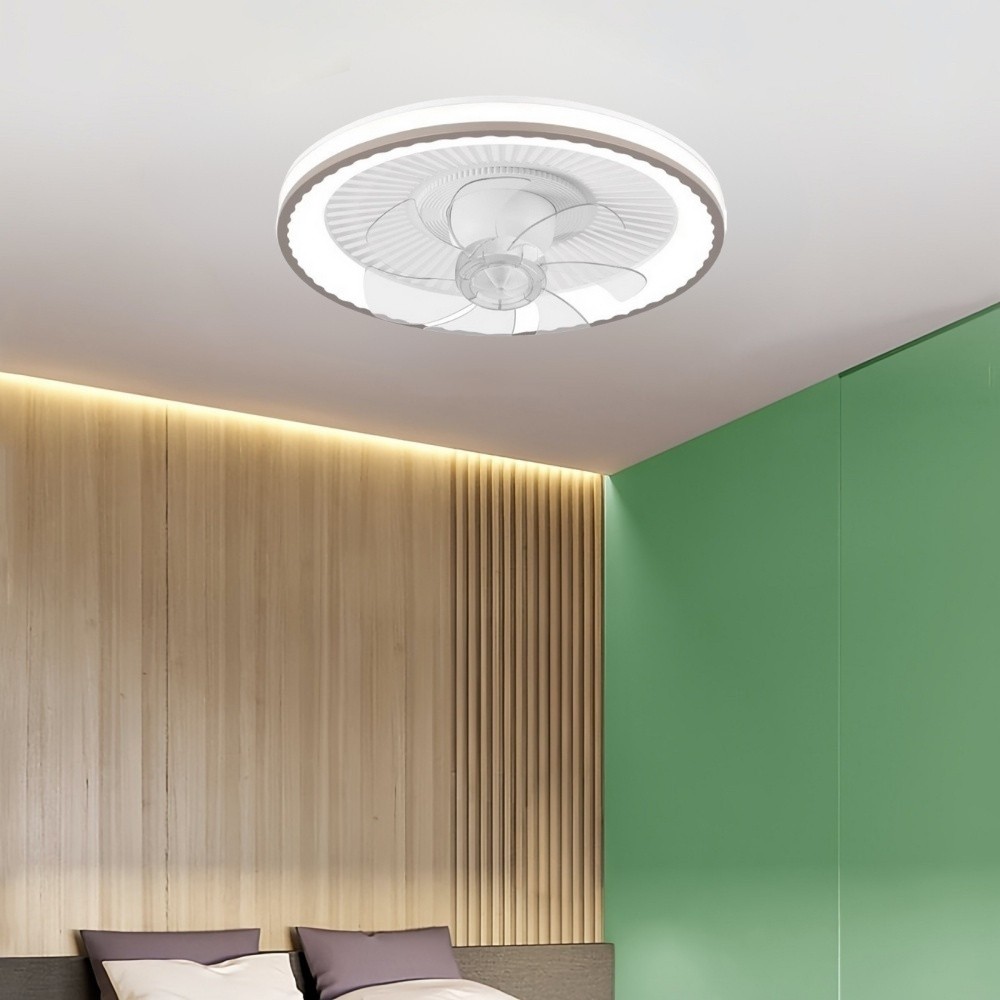 Modern Quiet Ceiling Fan With Light For Bedroom K1100