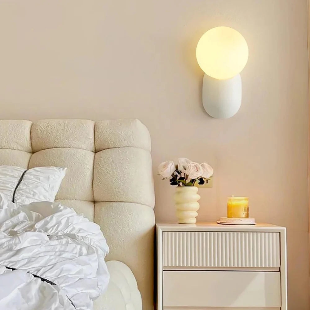 Luma Nordic Glass Orb Wall Light D784