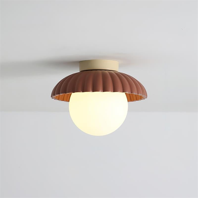 Alien Cream Ceiling Light - Resin Flower Ceiling Lamp for Living Room and Kitchen K227