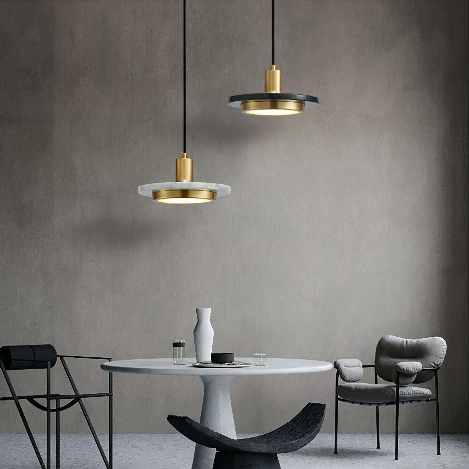 Double Circle Pendant Light K357