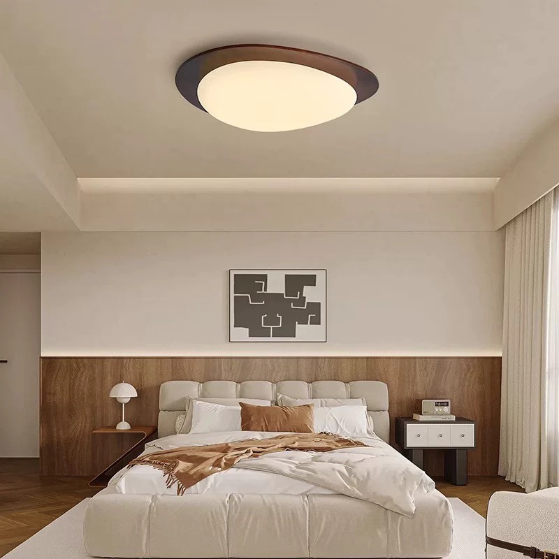 Pebble Walnut Ceiling Light K583