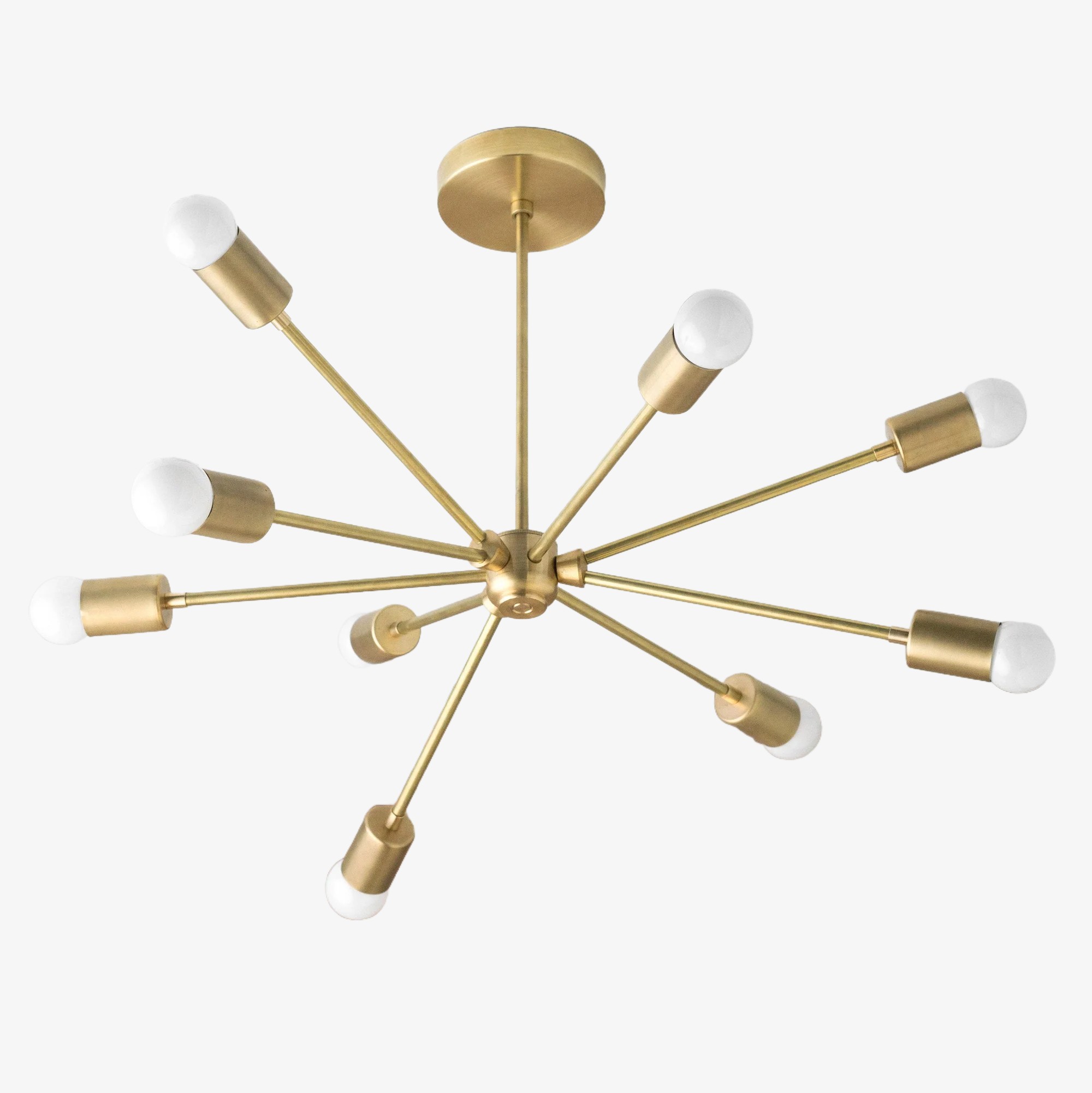 Mobilux Line Modern Chandelier - Mid Century Ceiling Light Fixture K1546