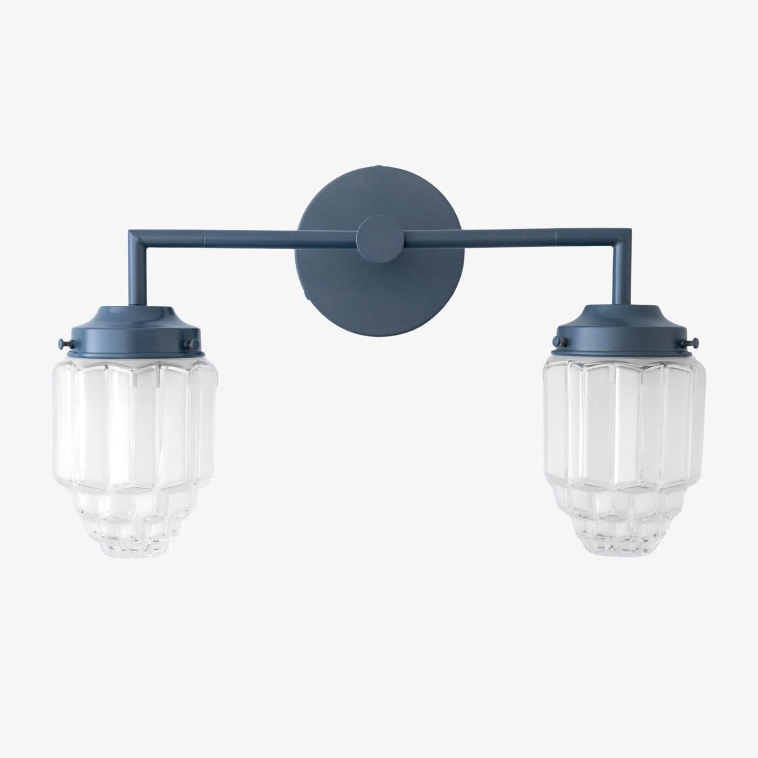 Tierlux Glass Art Deco Vanity Light - Colorful Skyscraper Globe Wall Fixture K1470