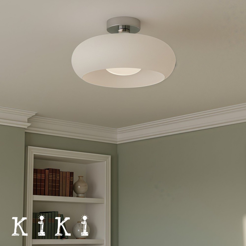 Bauhaus Style Vintage Glass Ceiling Light K72