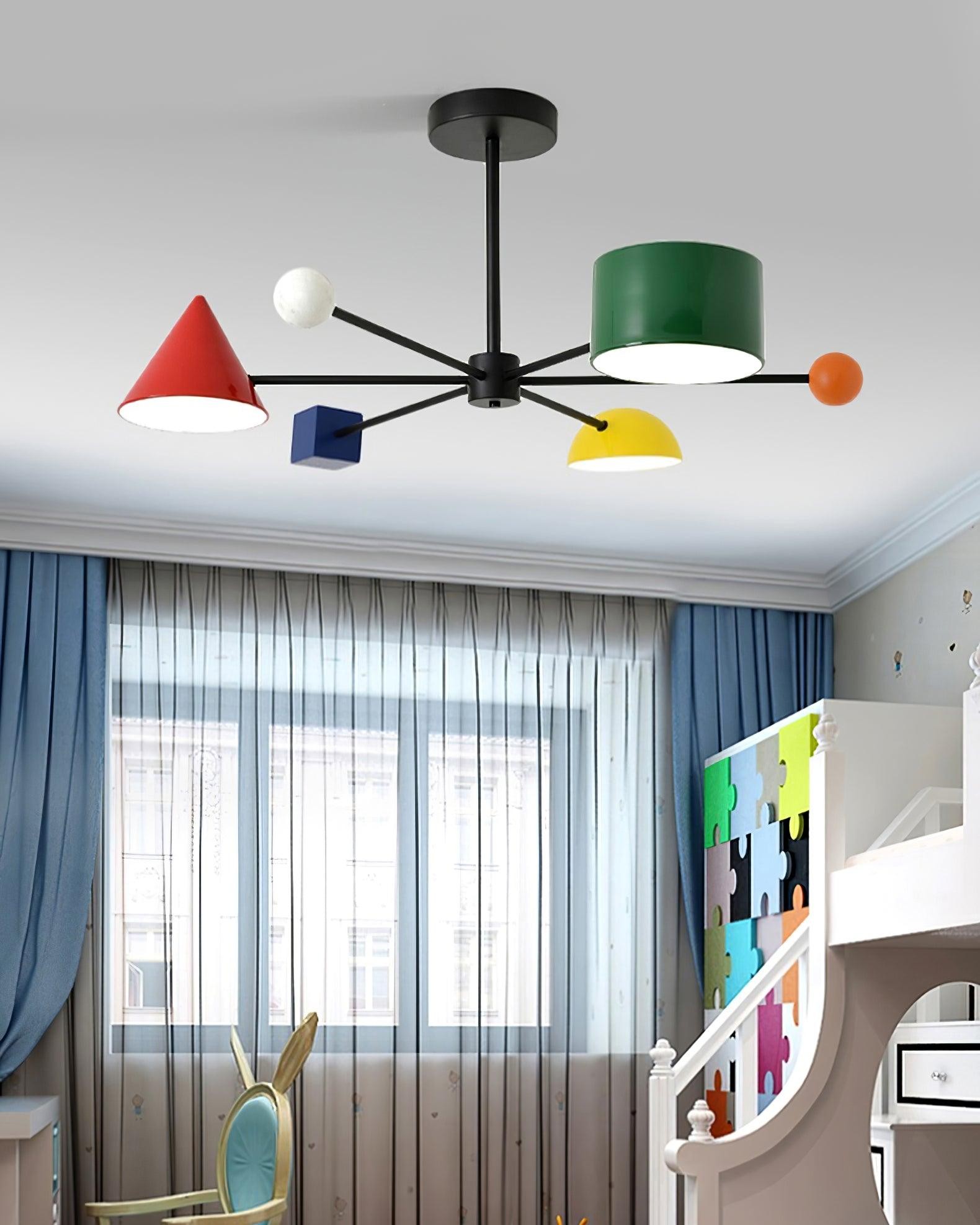 Geometric Colorful Ceiling Light K401