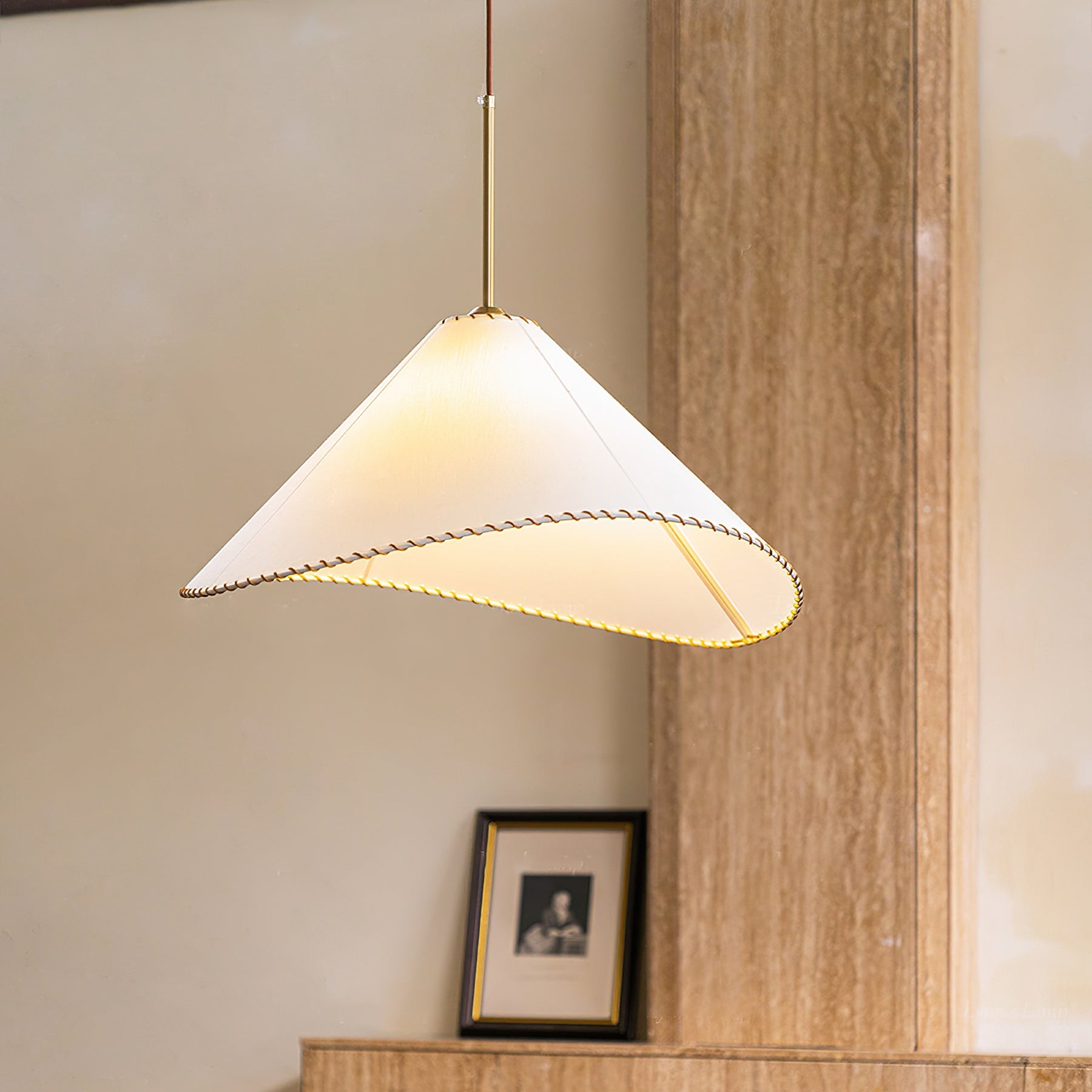Twisted Shade Fabric Pendant Lamp K733