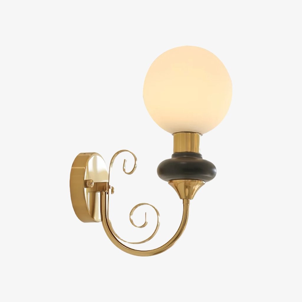 Noirvex Modern Metal Wall Lamp - Sculptural Ambient Lighting for Bedroom or Hallway K2154