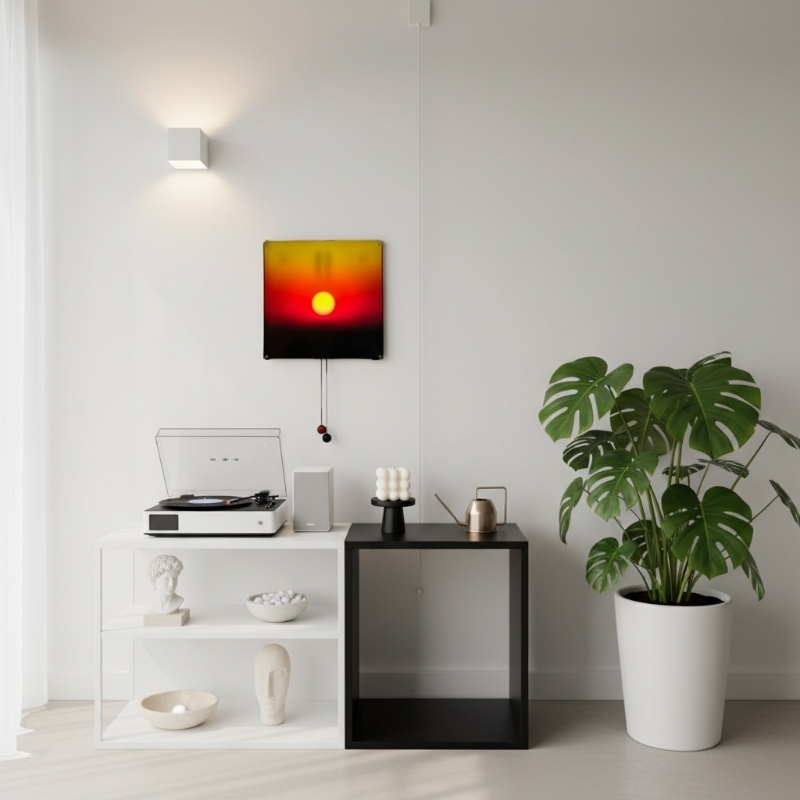 Afterglow Gradient Sunset Wall Lamp - Contemporary Acrylic Sconce for Living Room K2315
