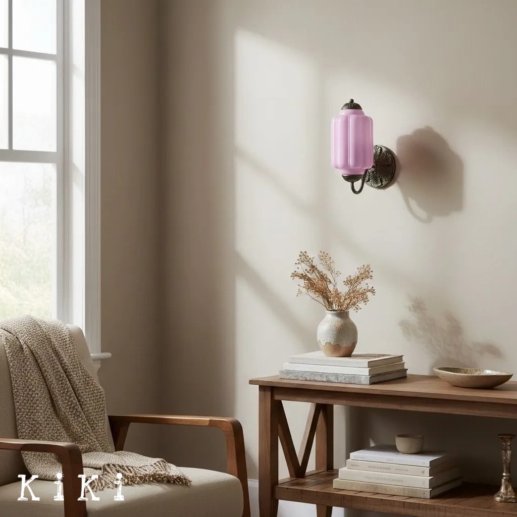 Eloise Elegant Vintage Glass Wall Sconce - Lighting for Bedroom Vanity K1150