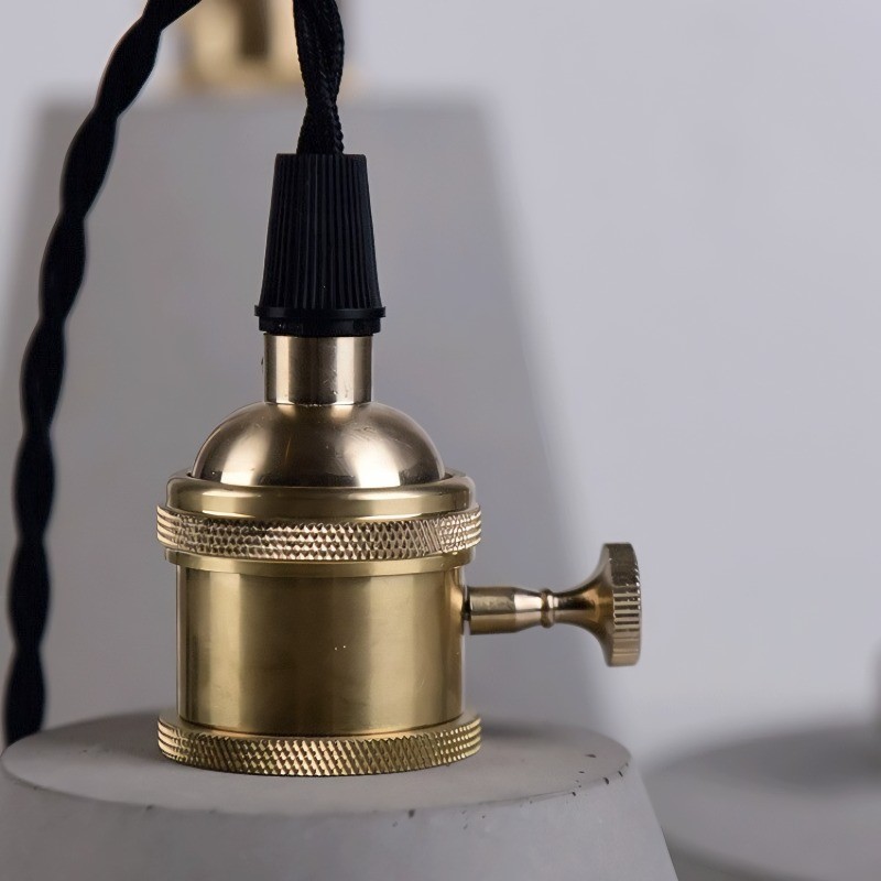 Concrete Vasa Minimalist Pendant Light