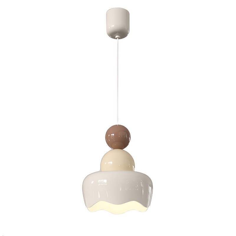 Cream Sunny Rain Doll Resin Pendant Light K146
