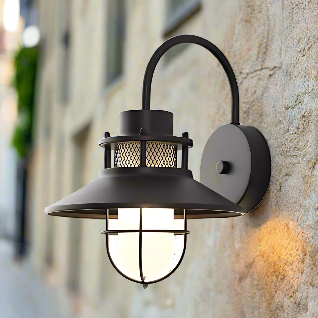 Luminous Outdoor Torch Metal Outdoor Wall Lamp D807