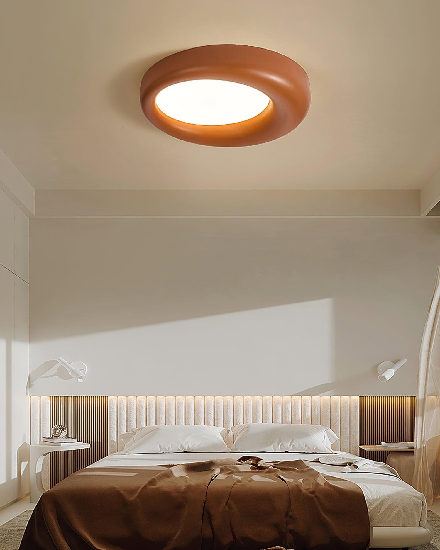 Center Offset Concentric Circle Acrylic Ceiling Lamp K2372