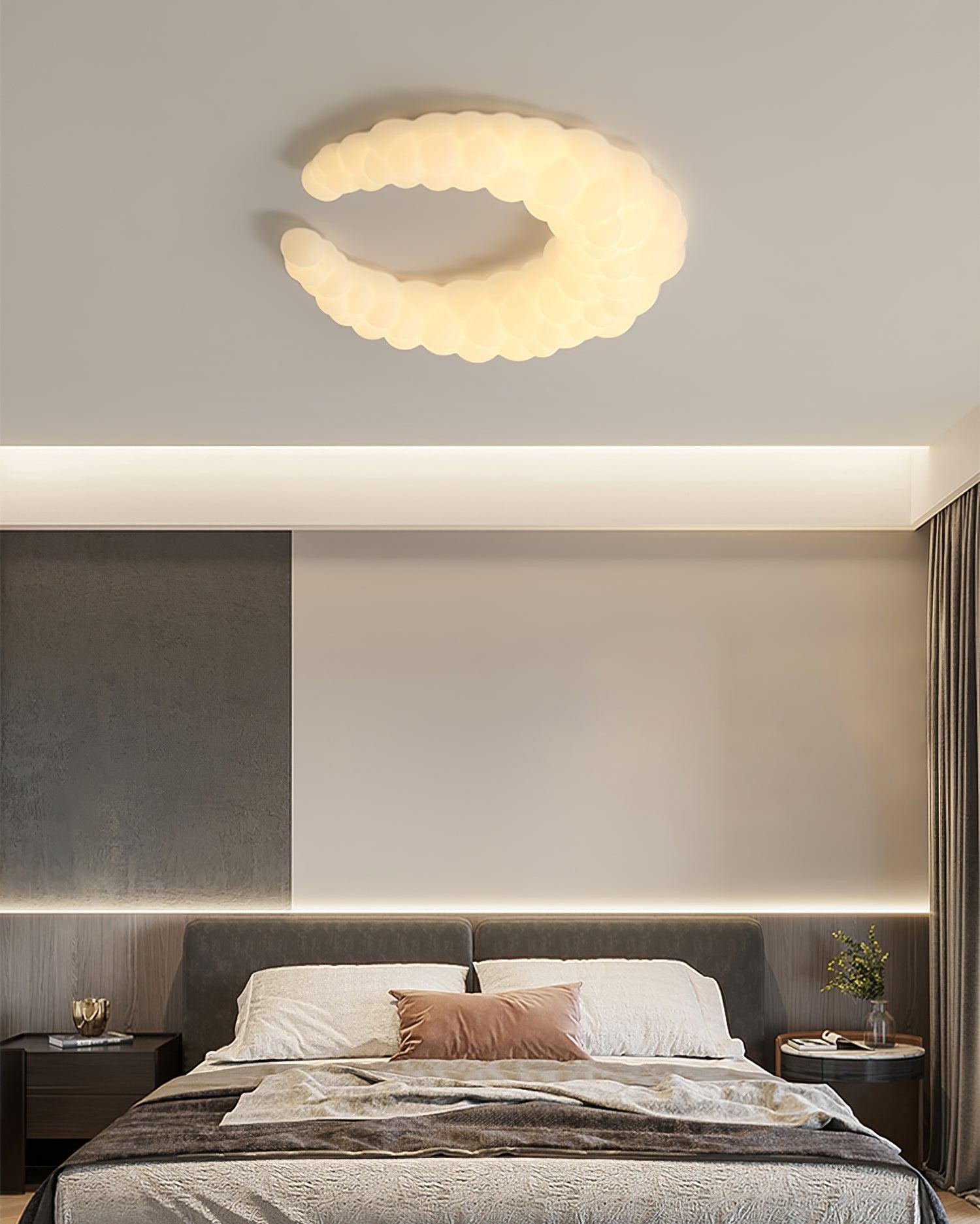 Cream Style Moon Ceiling Lamp K248