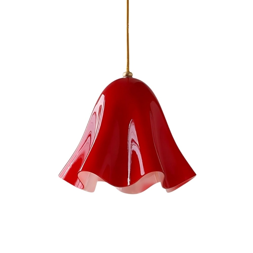 Bellina Vintage Fluted Glass Pendant Light – Mid-century Modern Fazzo  Pendant For Home Decor K897
