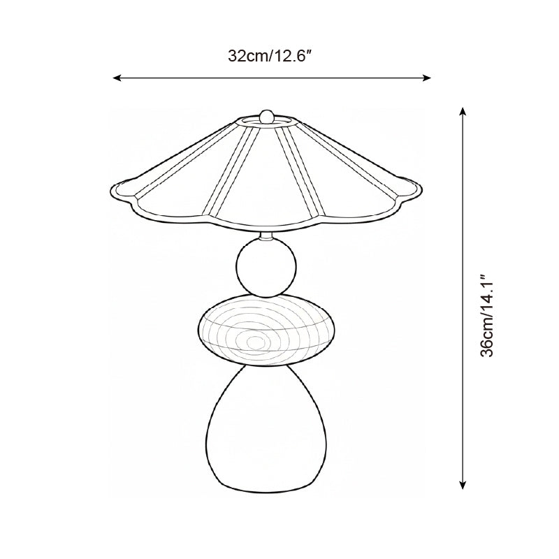 Equinox Plug In Table Lamp D365