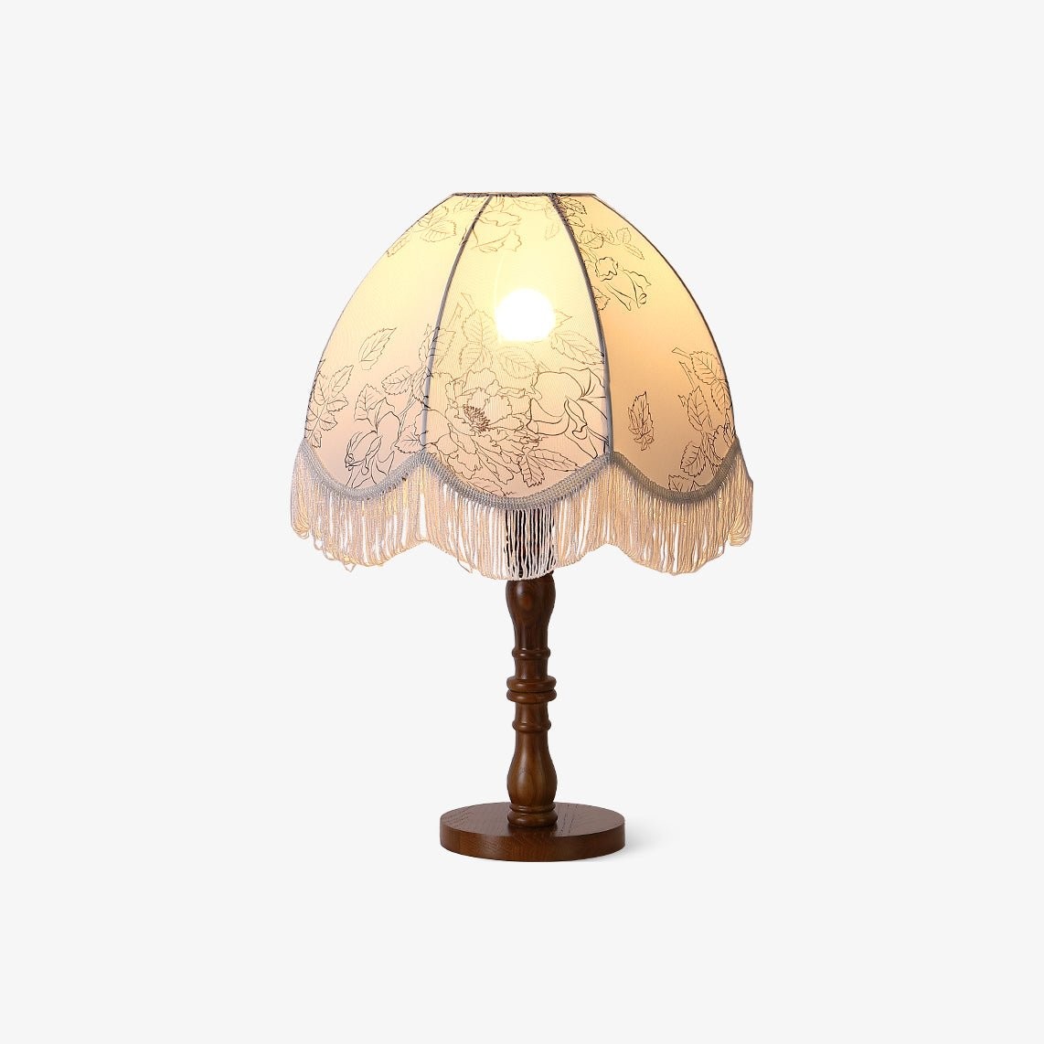 Luxury Printed Tassel Table Lamp K607