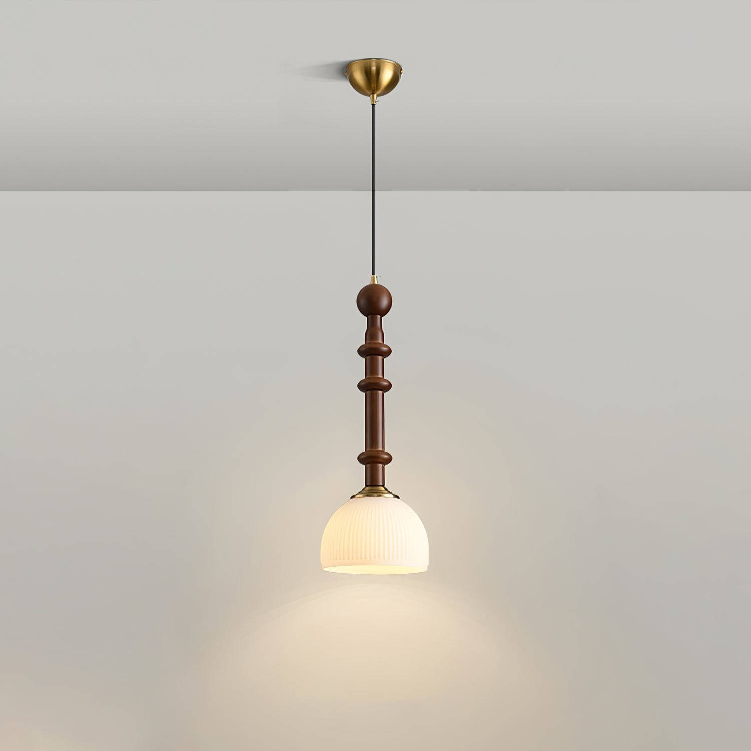 Retro Solid Wood Series Pendant Lamp K637