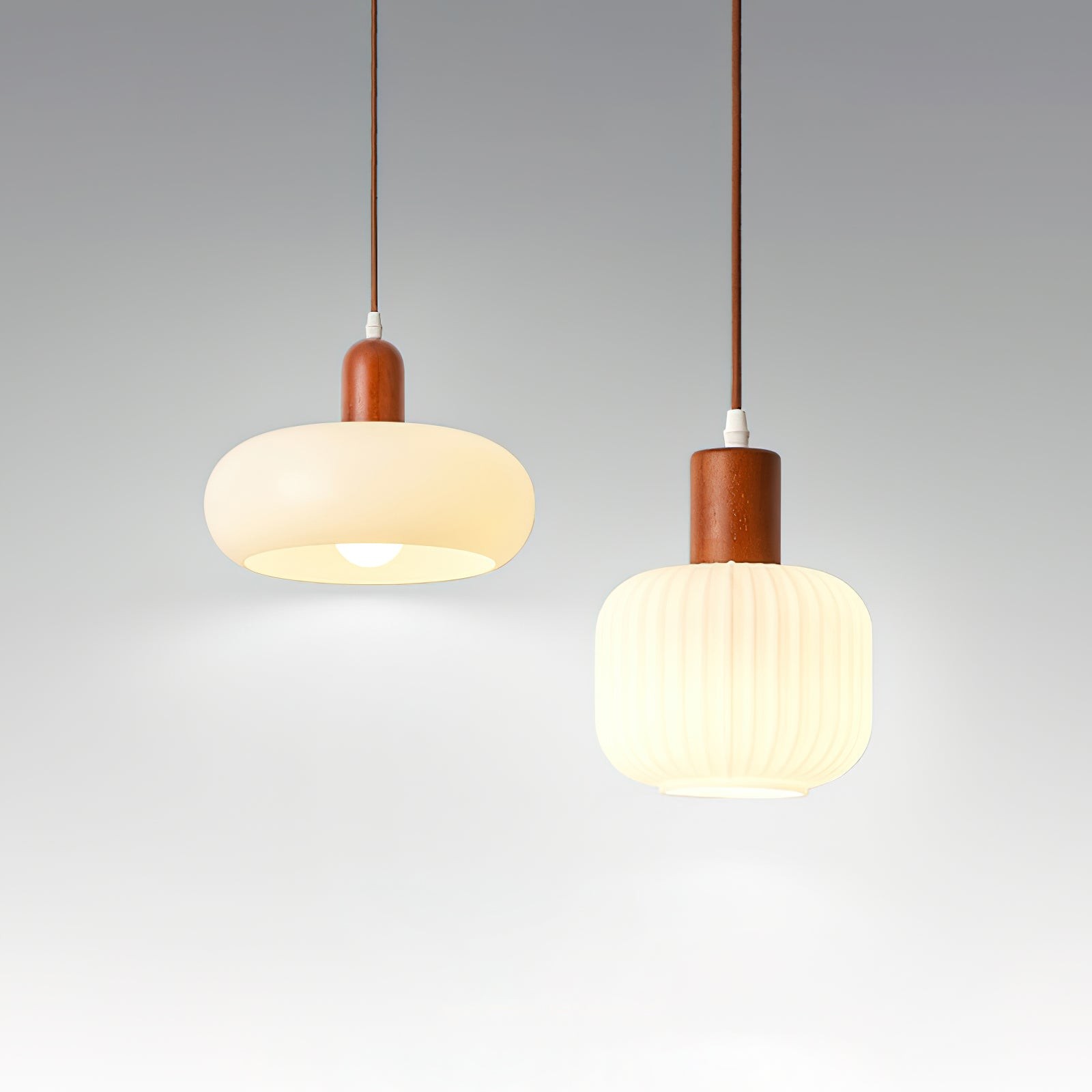 Mid Century Modern Glass Pot Pendant Lamp For Kitchen Island K630