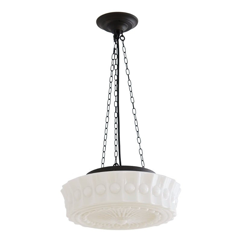 Iron Glass Cylinder Shade Chandelier K827