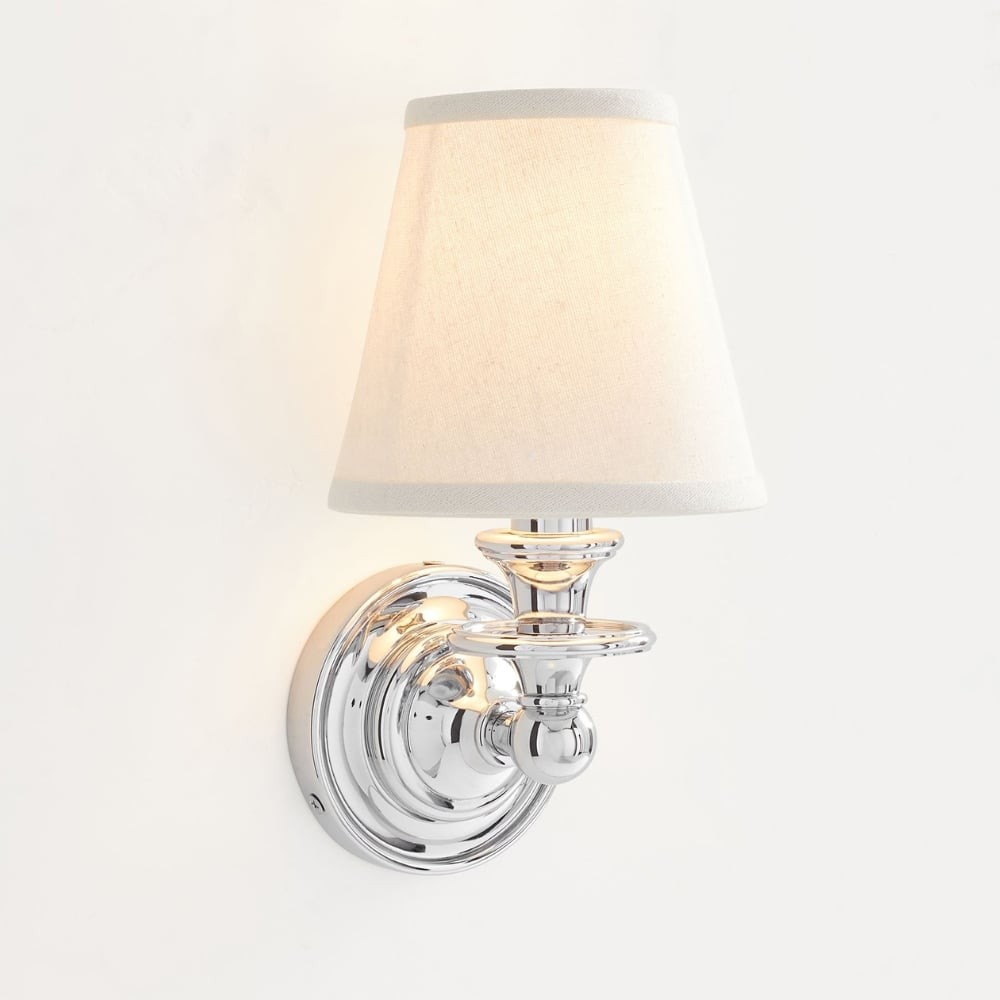 Kalvora Wall Sconce with Fabric Shade – Timeless Lighting for Living & Bedroom K1194