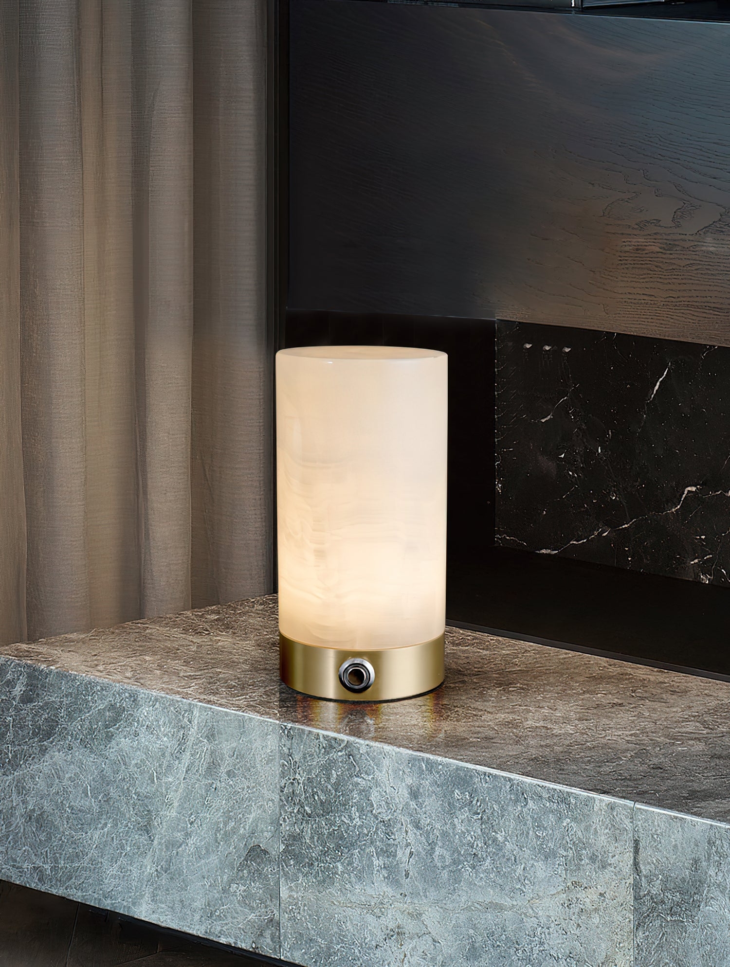 Totem Alabaster Table Lamp (built-in battery) D499