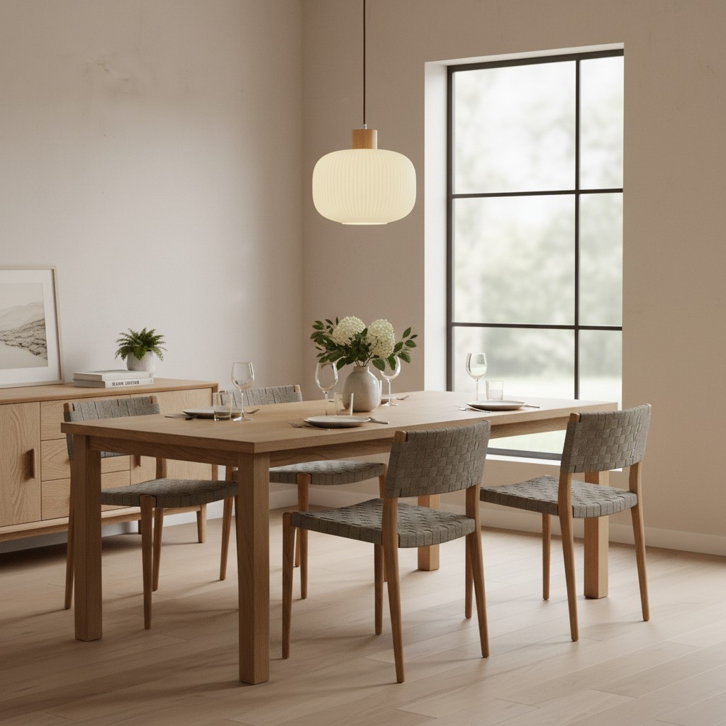 Opalyn Minimalist Opal Glass Pendant Light - Elegant Stripe Pendant Lamp for Modern Interiors K2246