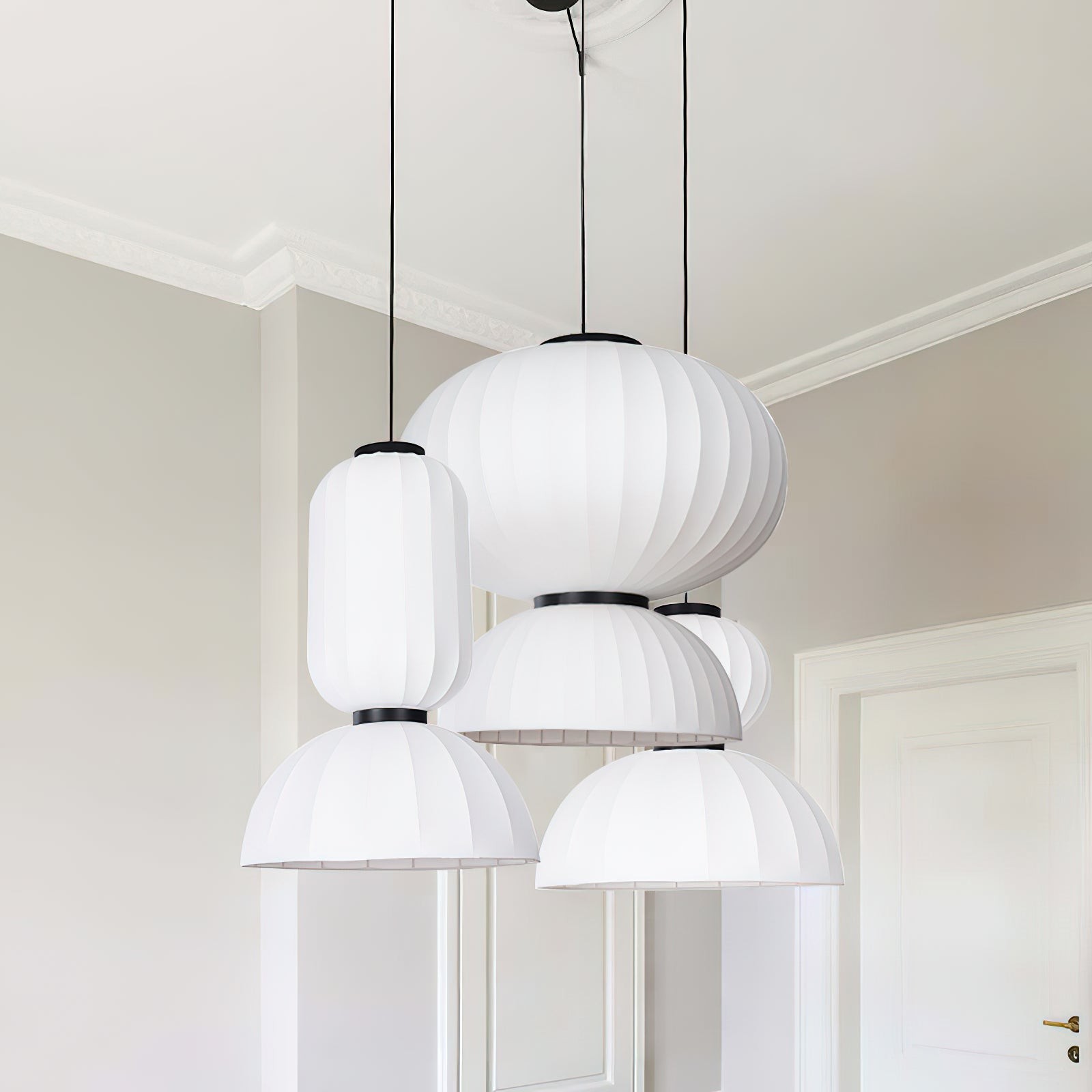 Mulberry Silk Lantern Pendant Light K532
