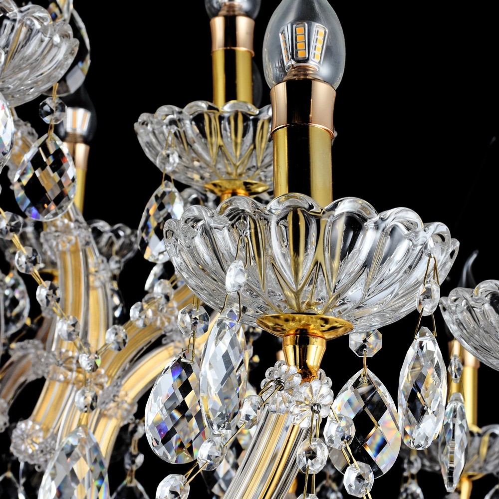 Kiki Crystal Candle Chandelier