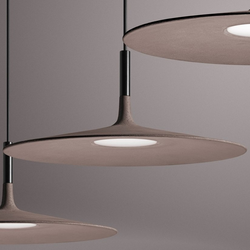 Vibrant Aplomb Large Pendant Light - Stylish Round Disc Pendan Light for Modern Interiors