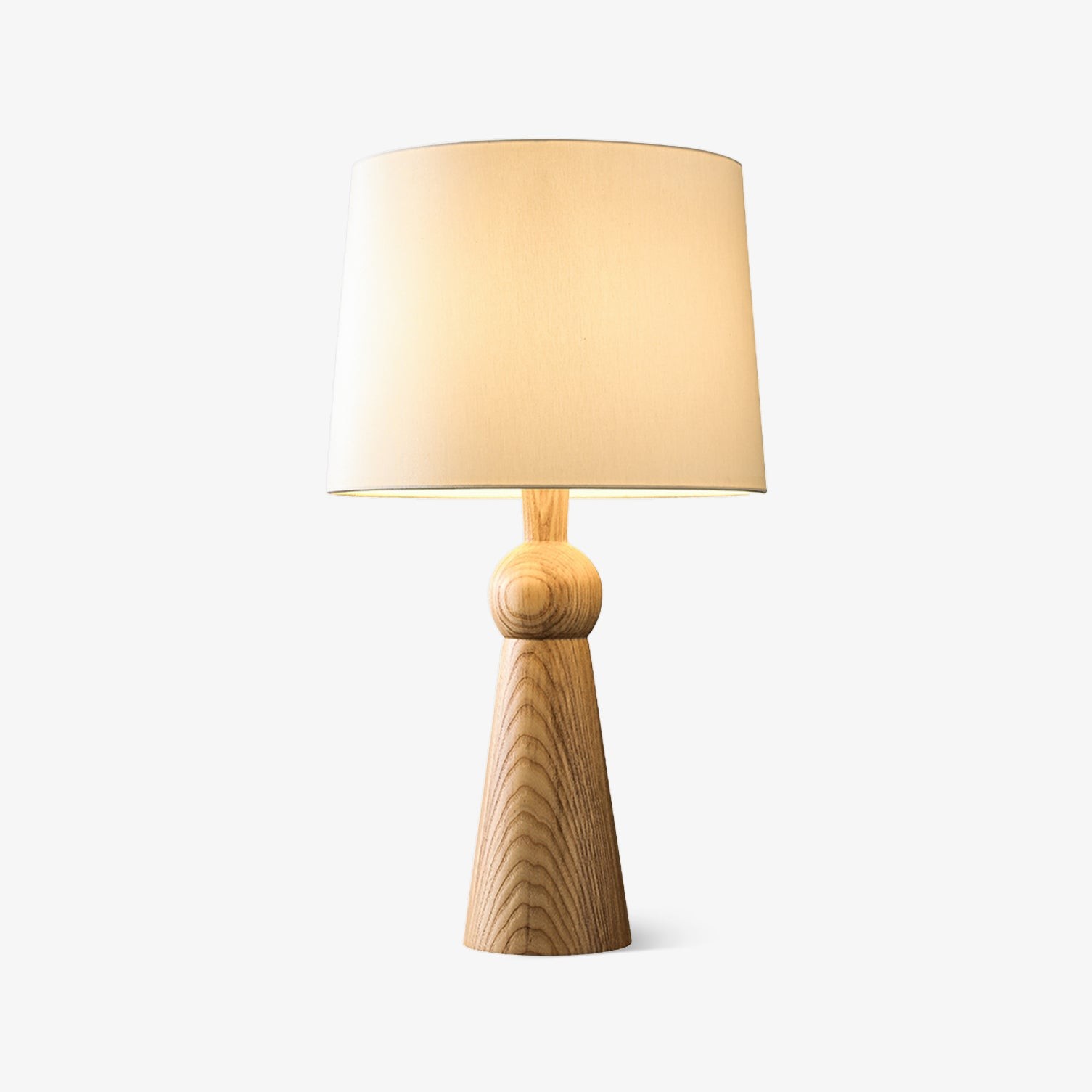 Nordic Retro Solid Wood Fabric Table Lamp K256