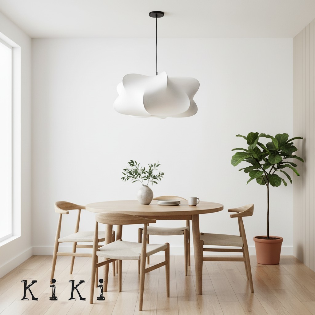 Havion Sculptural Cloud Form Flush Mount – Elegant Pendant Light for Any Room K1318