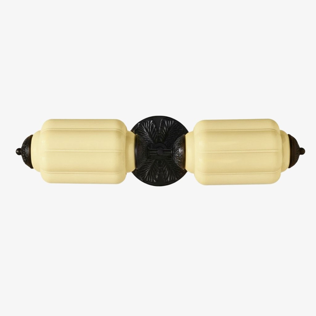 Eloise Elegant Vintage Glass Wall Sconce - Lighting for Bedroom Vanity K1150