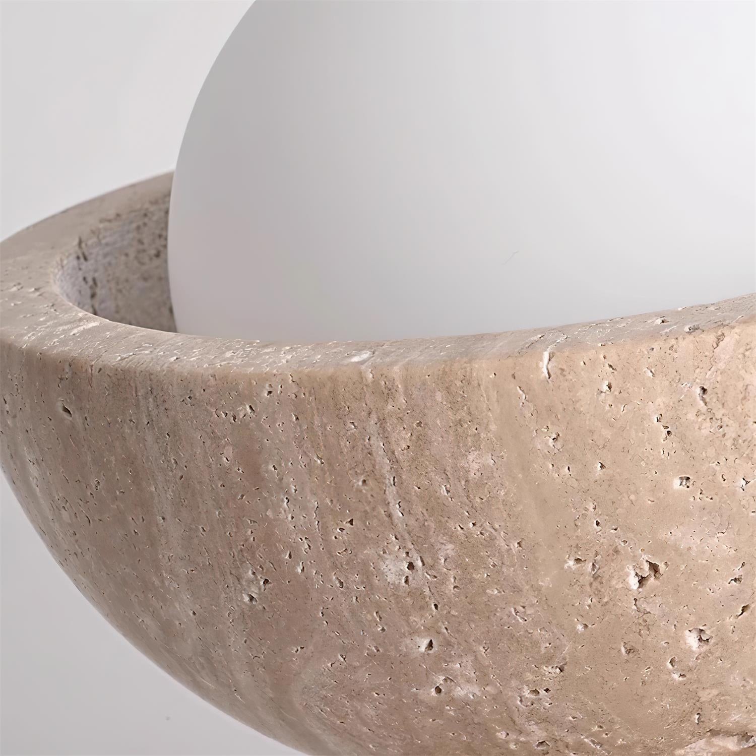 Wabi-Sabi Style Travertine Ceiling Light K592