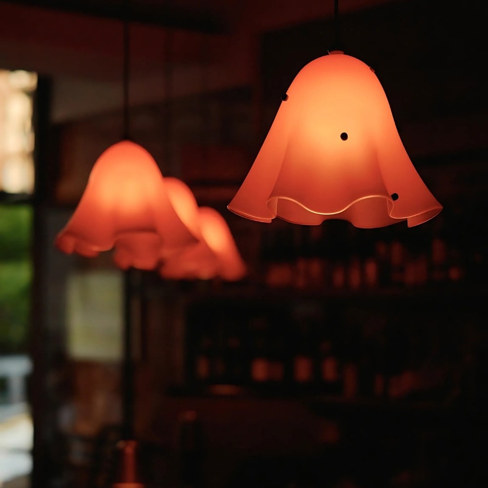Bellina Vintage Fluted Glass Pendant Light – Mid-century Modern Fazzo  Pendant For Home Decor K897