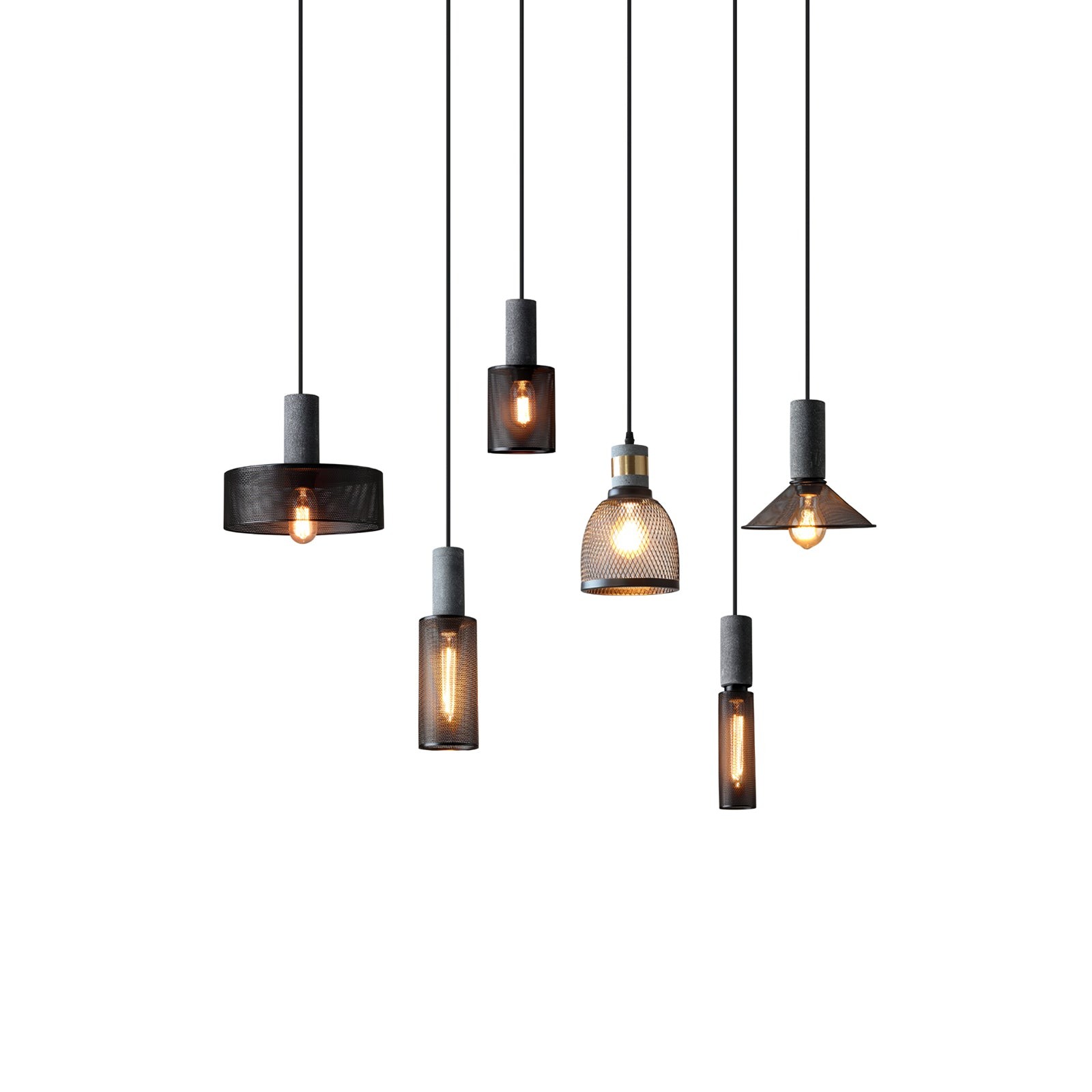 Concrete Industry Pendant Lamp K999