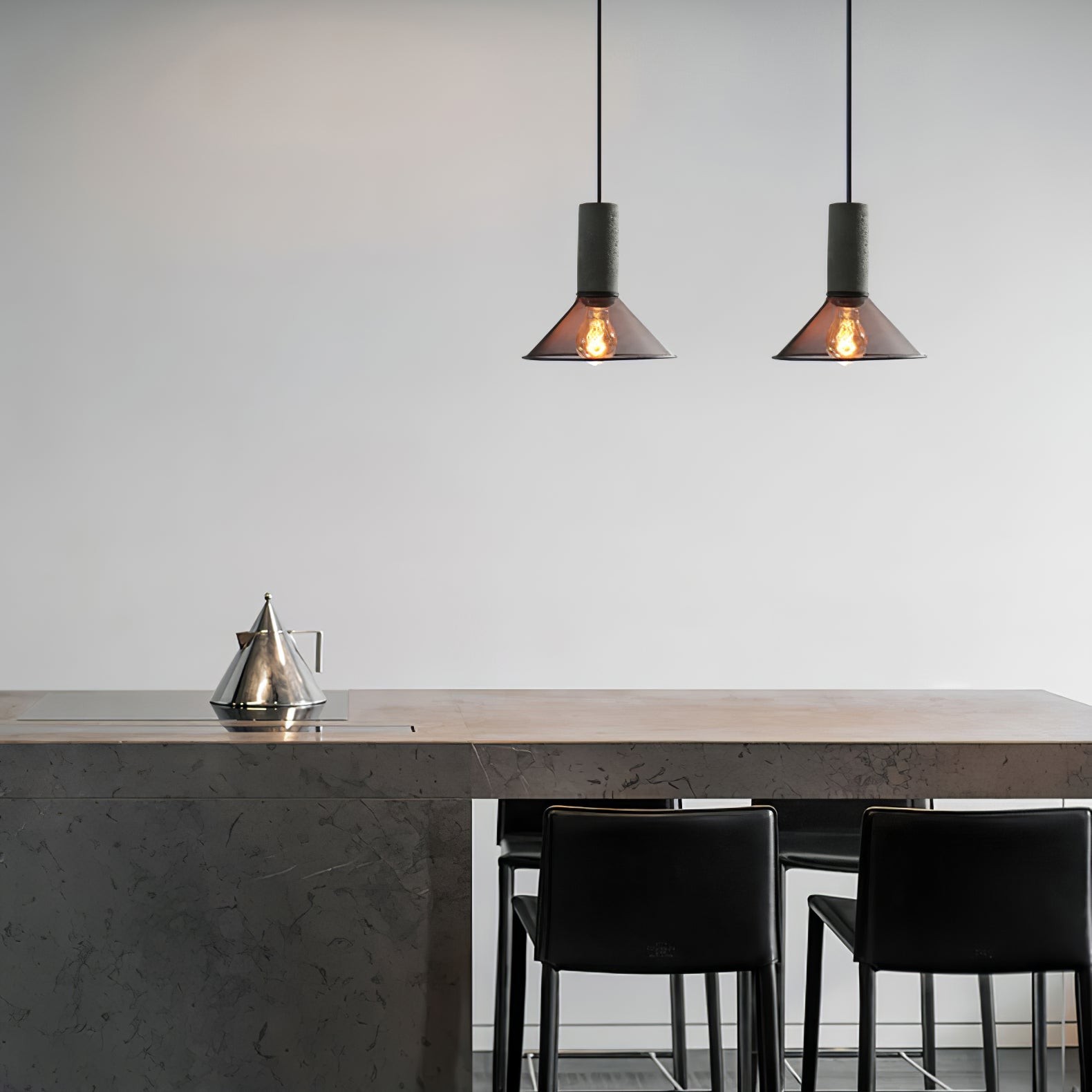 Cement Mesh Pendant Light K308