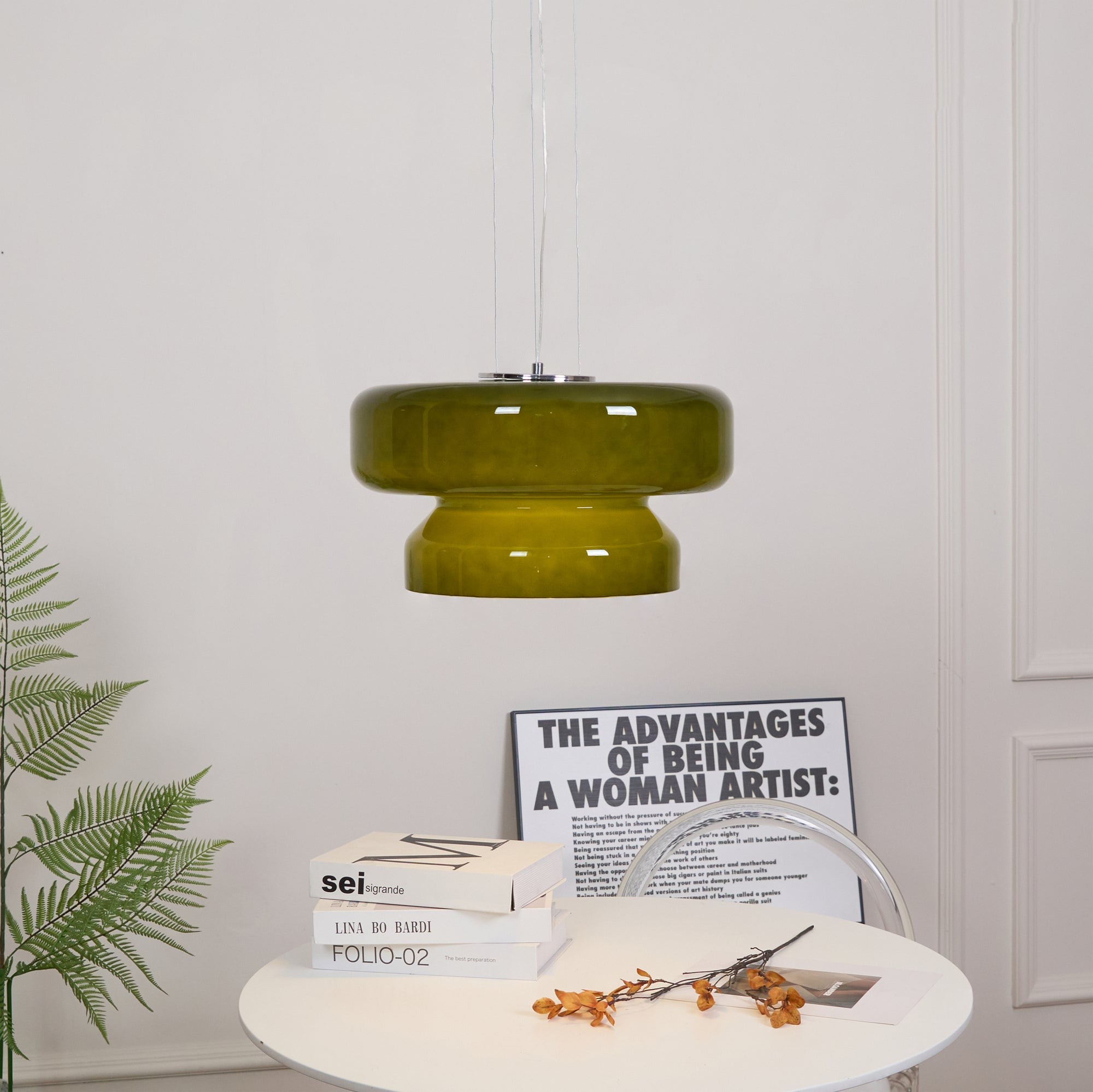 Bohemian Style Minimalist Glass Pendant Lamp K266
