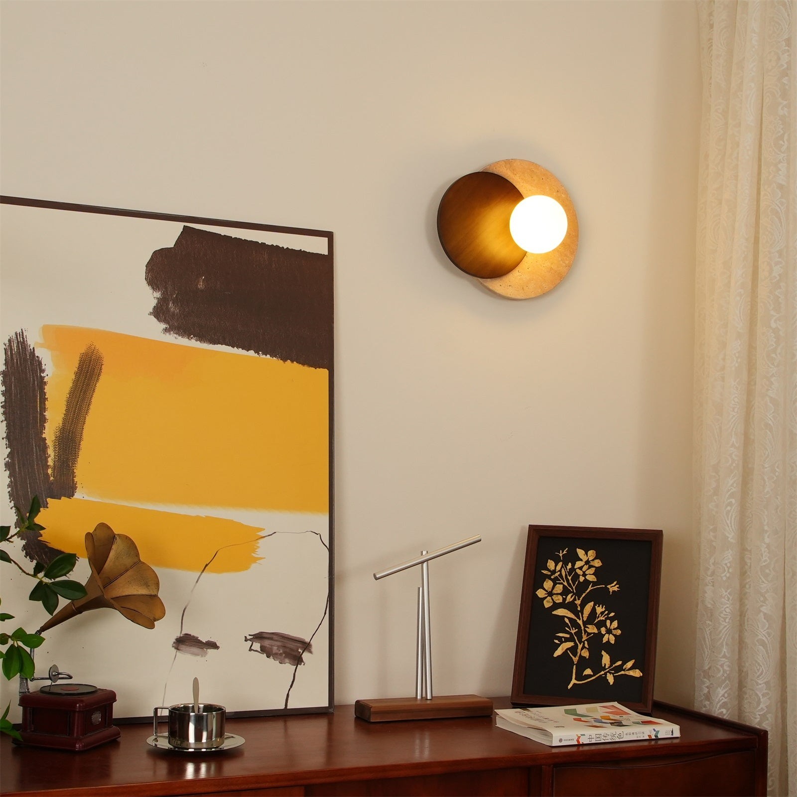 Simple Double Circle Splicing Wall Lamp K565