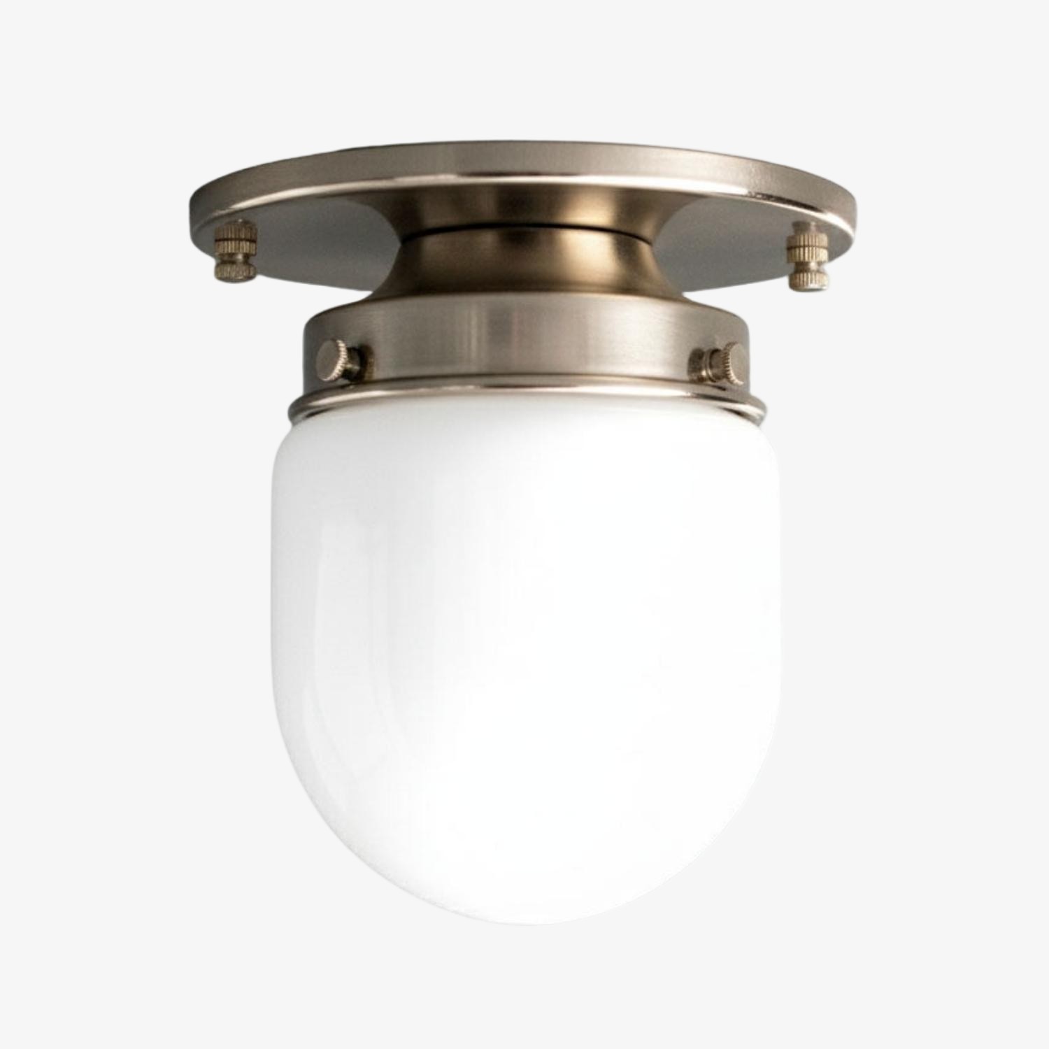Opalume Glass Ceiling Light and Wall Light - Art Deco Small Globe Fixture for Entryway K1456