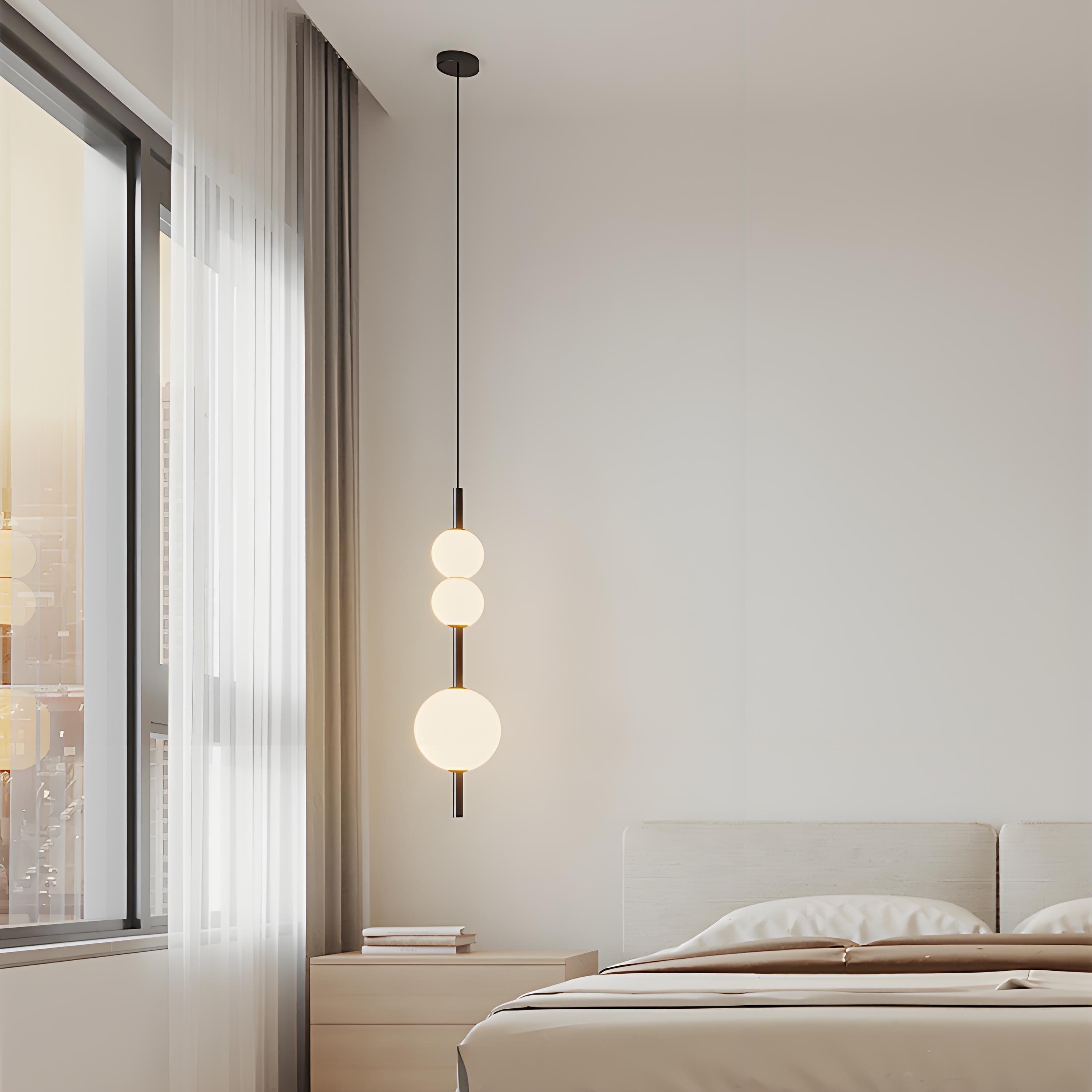 Linear Glass Pendant Light
