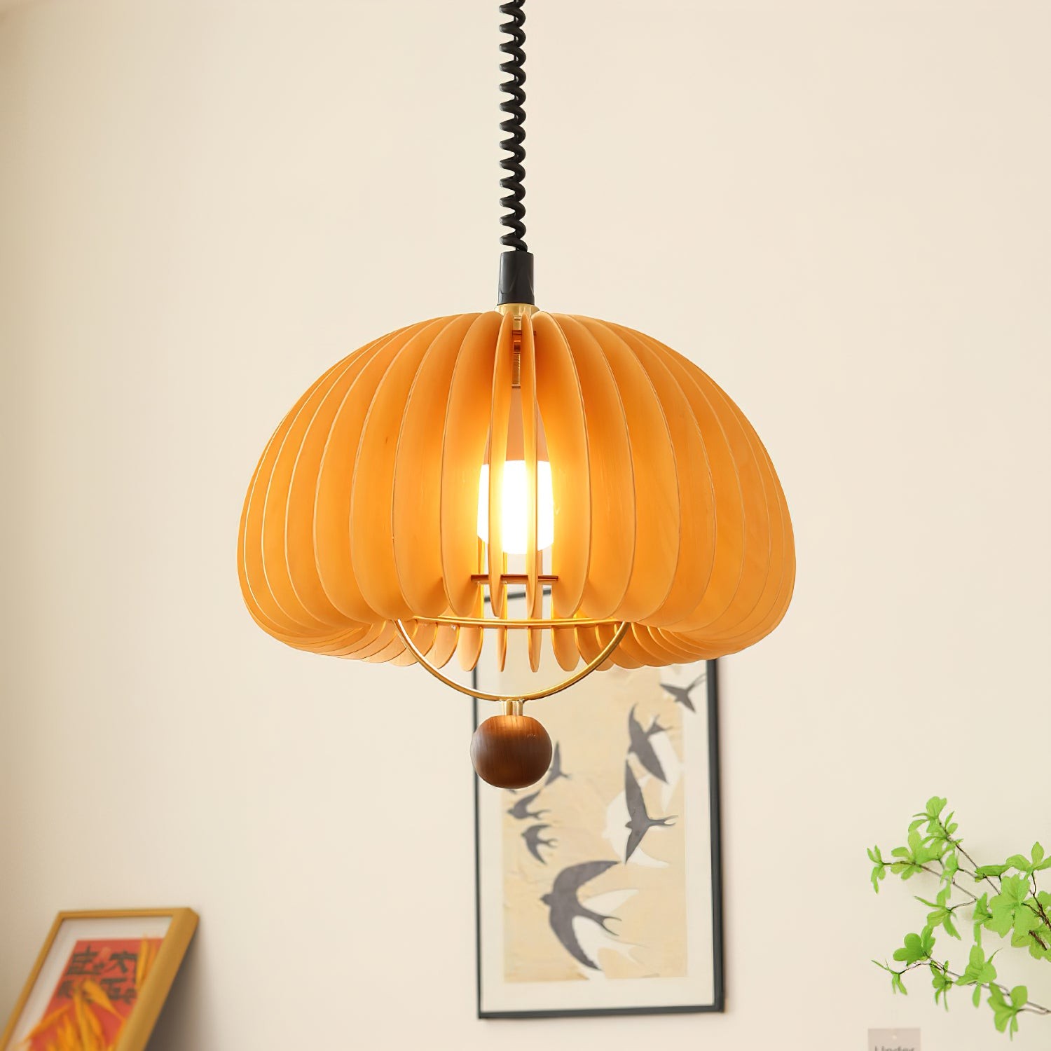 Pumpkin Adjustable Pendant Light K608