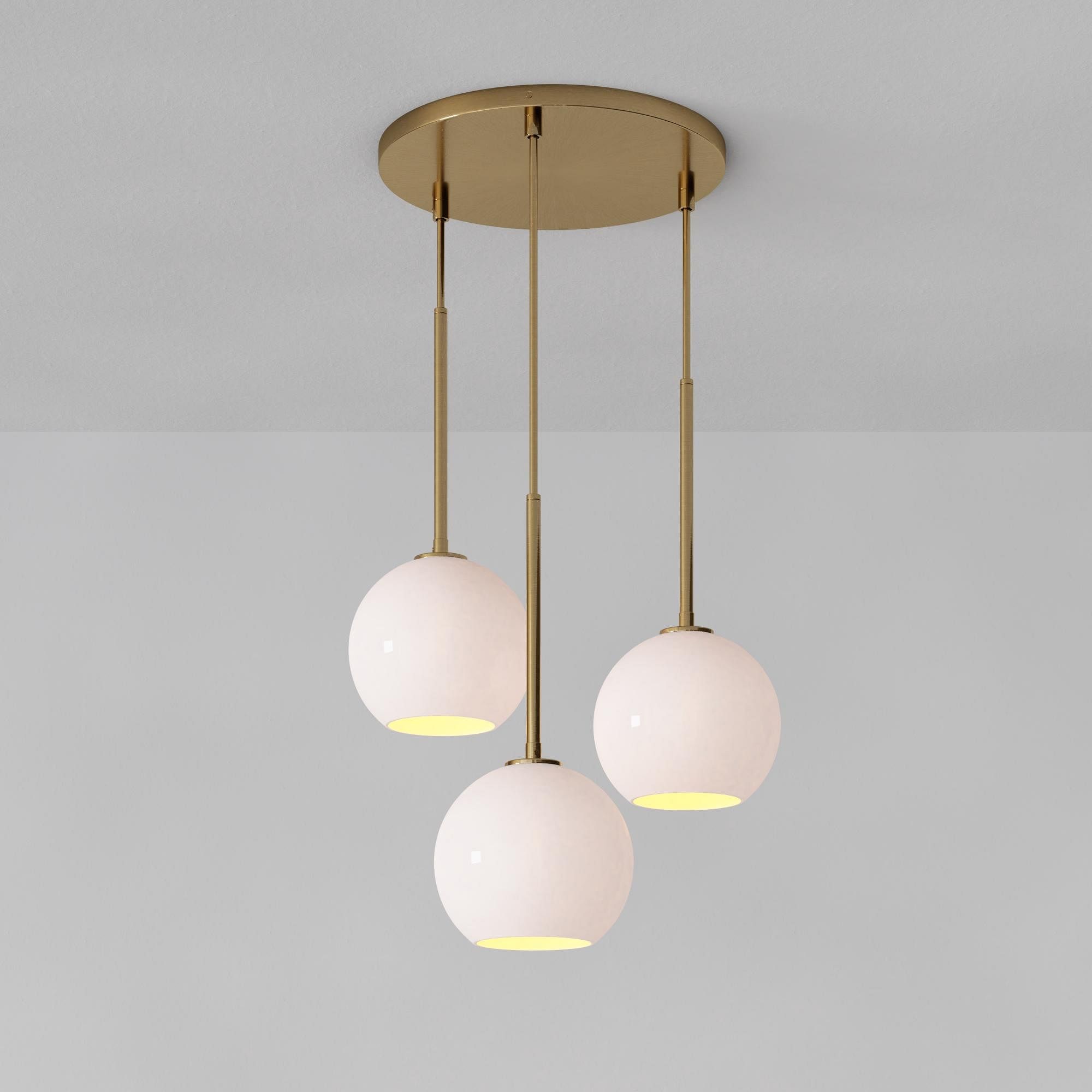 Selvion Minimalist Crystal Chandelier - Handcrafted Glass Sculptural Lighting Fixture K1220