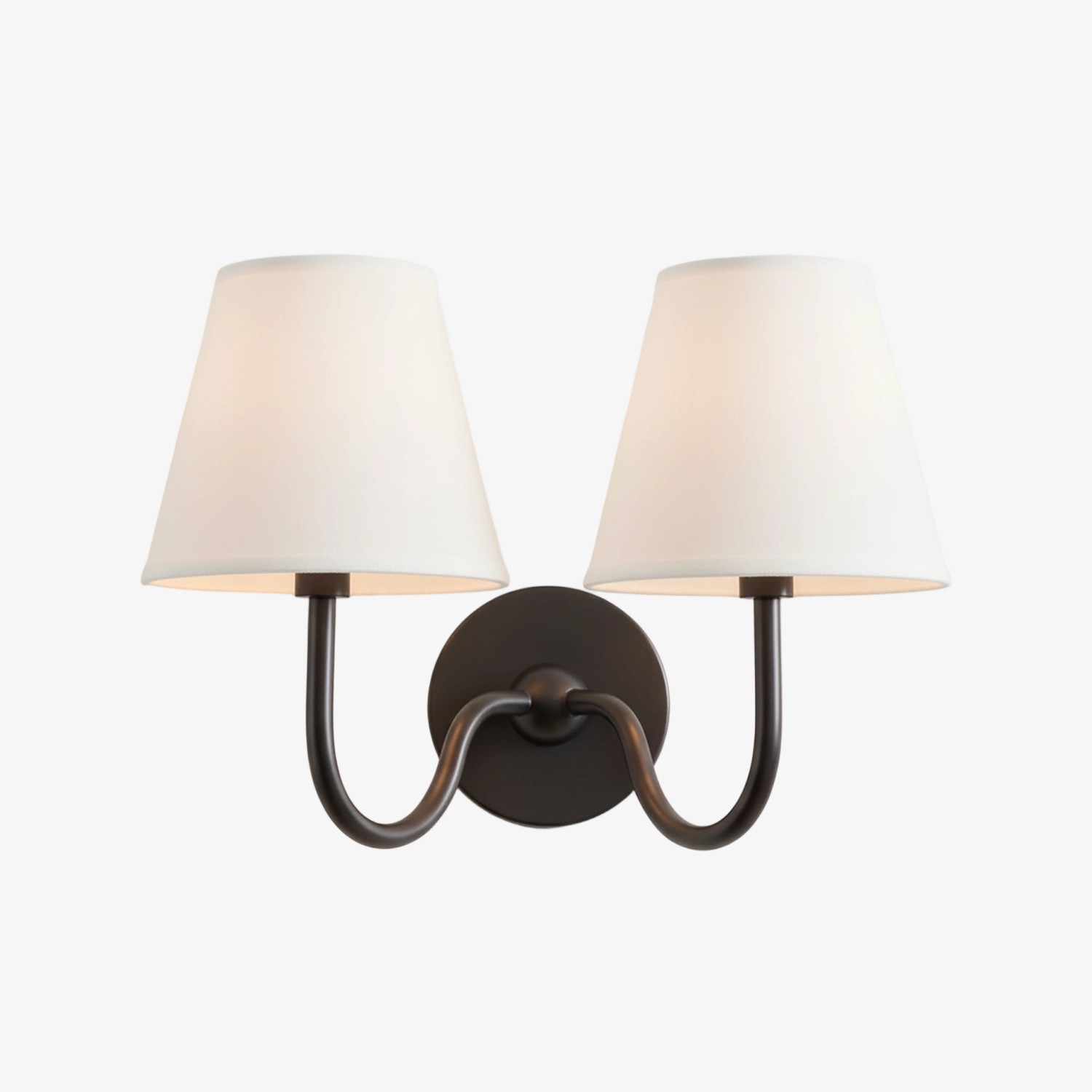 Luvora Pleated Fabric Shade Wall Sconce – Modern Classic Indoor Lighting K1306