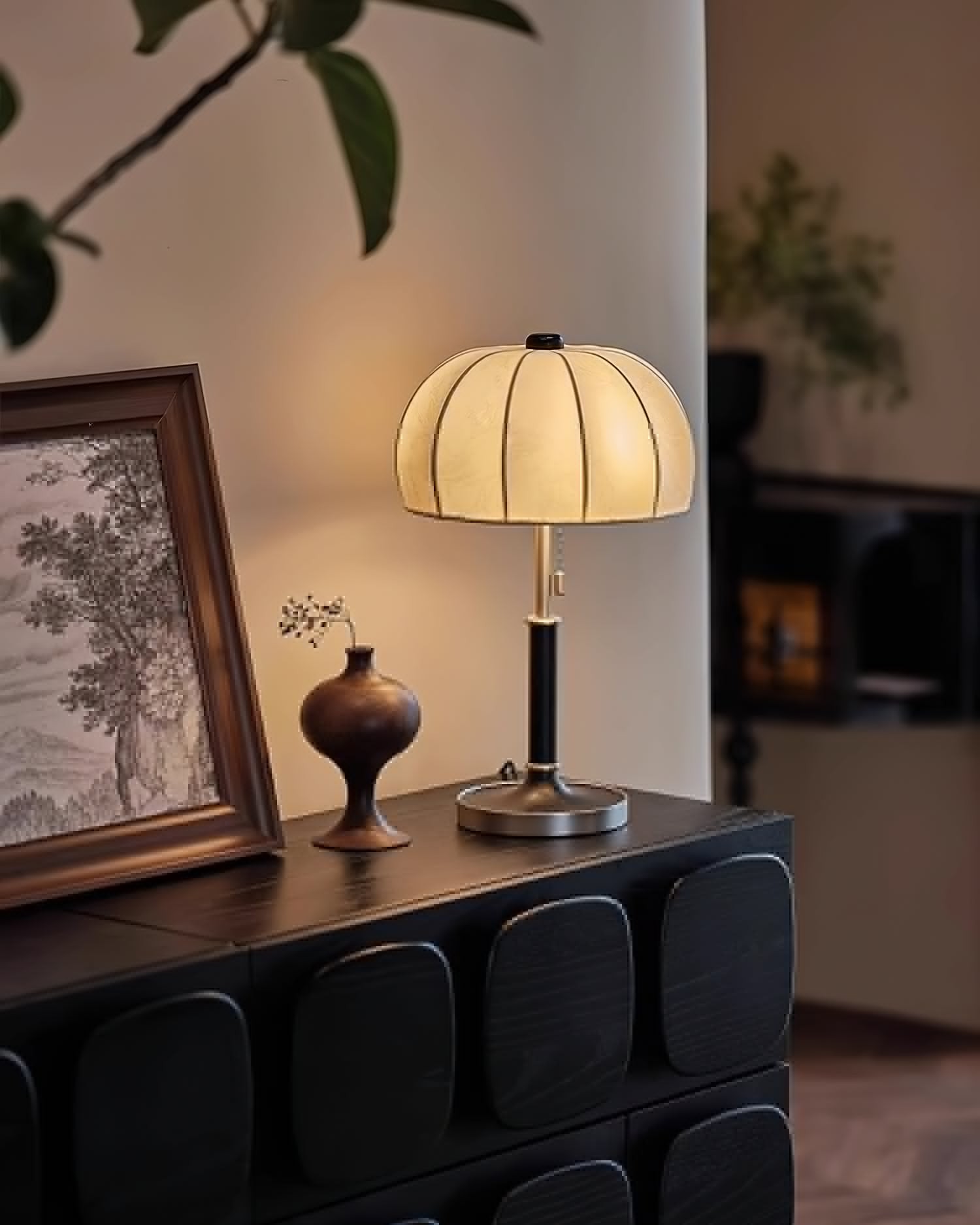 Orchid Fabric Table Lamp K1063