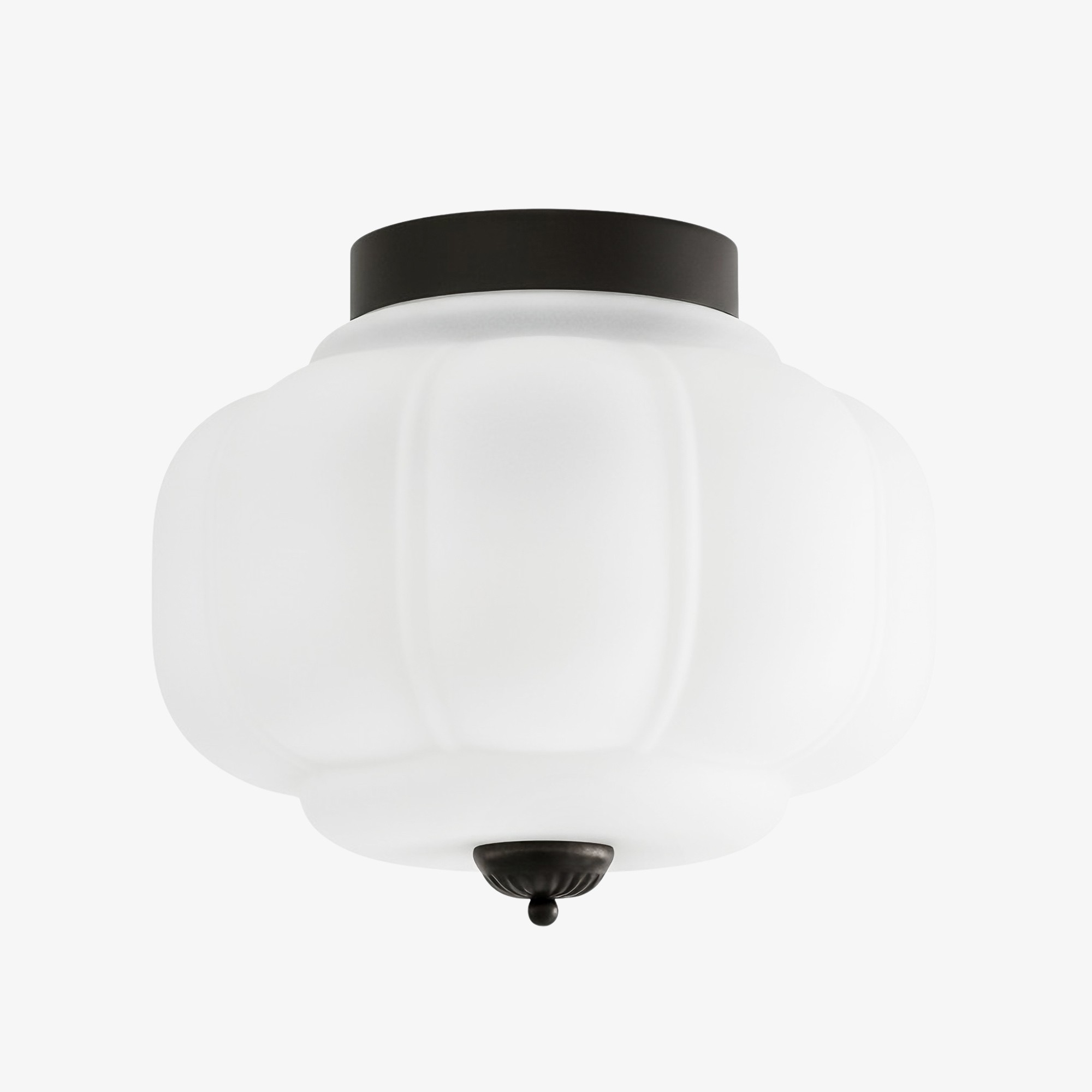 Eloise Vintage Lantern Style Ceiling Light – Elegant Glass Shade Fixture for Hallway K1137