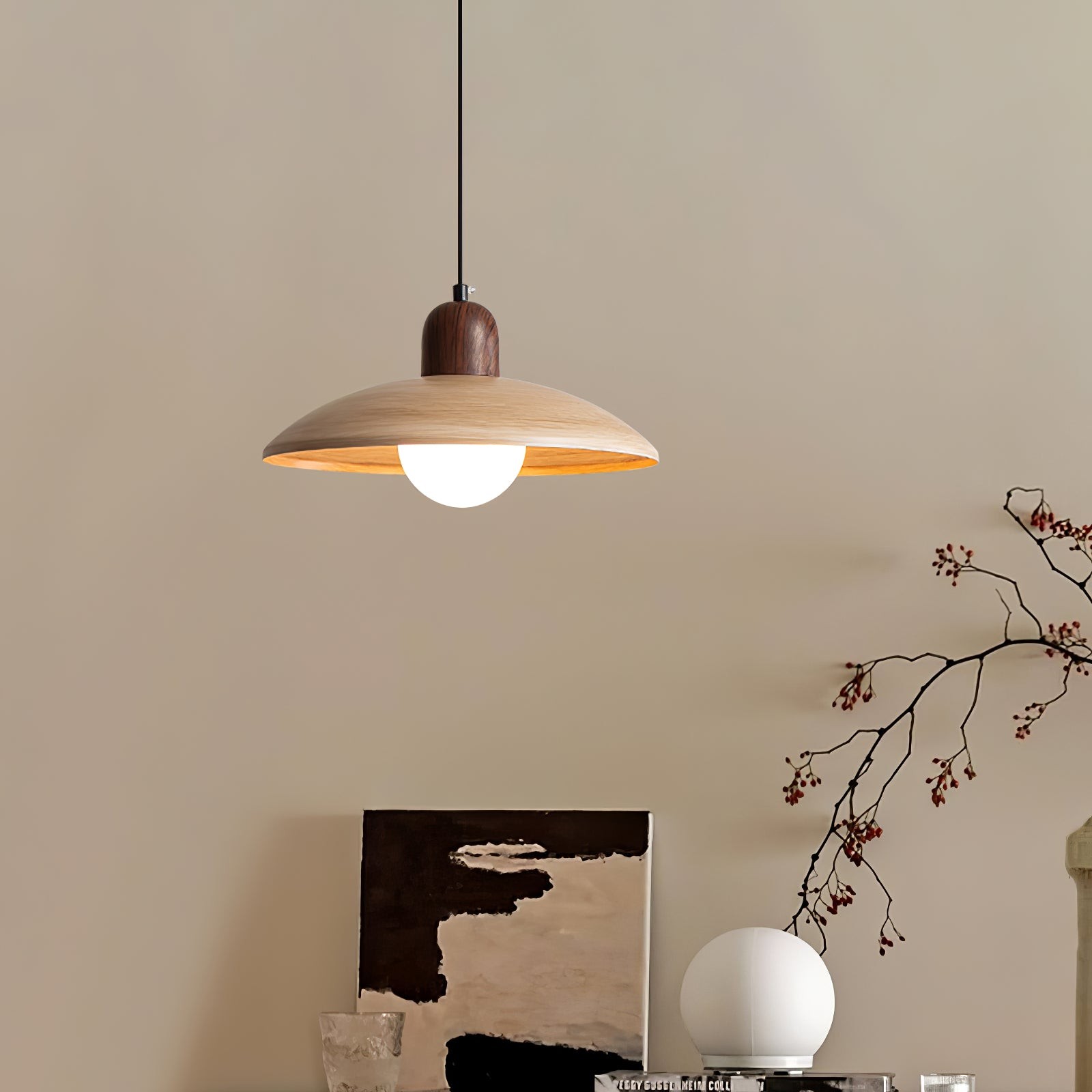 Medieval Style Simple Round Table Pendant Lamp K735