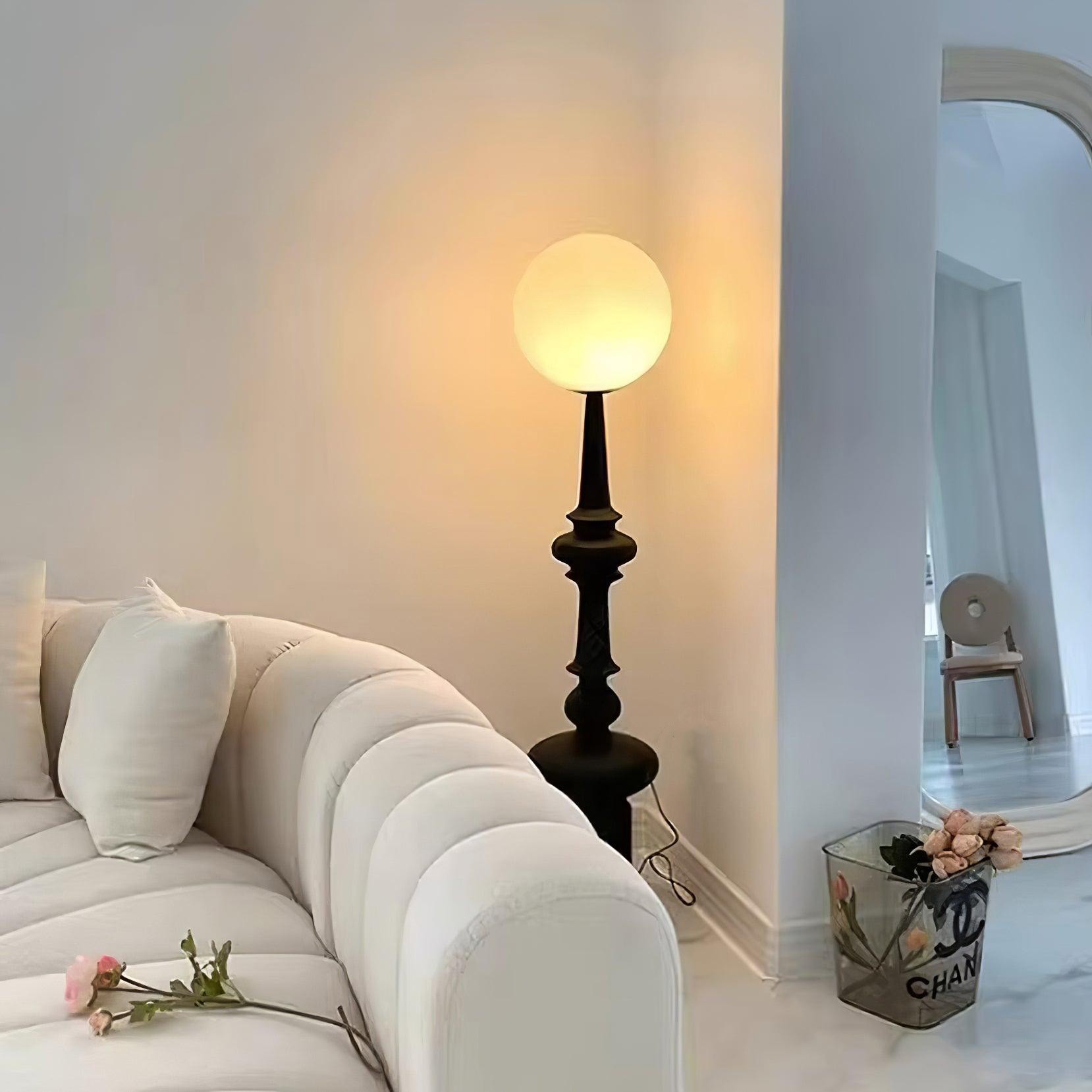 Retro Creative Roman Chess Column Floor Lamp K163