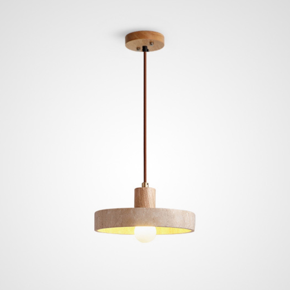 The Star's Radiance Travertine Ceiling Light D855